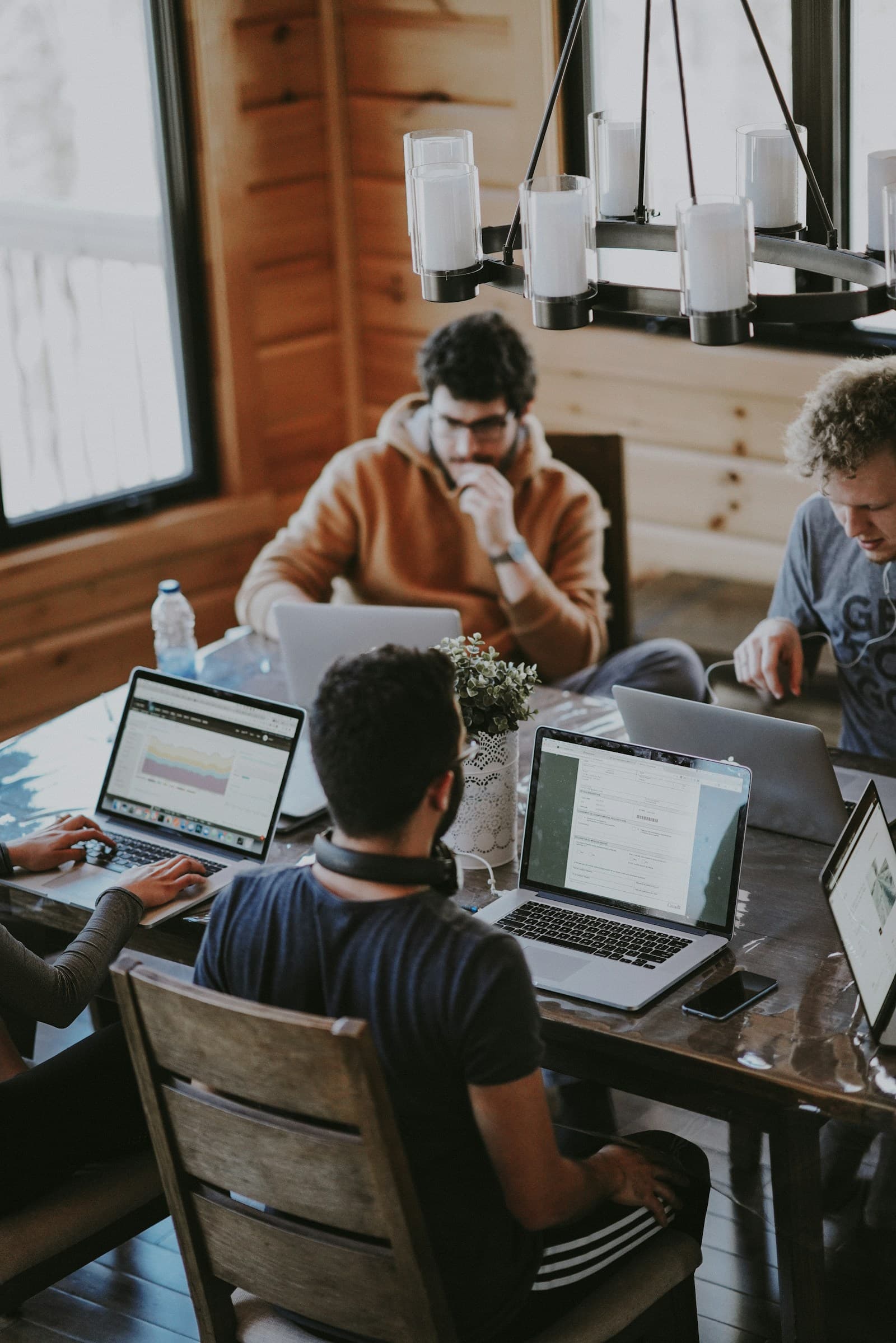 Product team in discussion